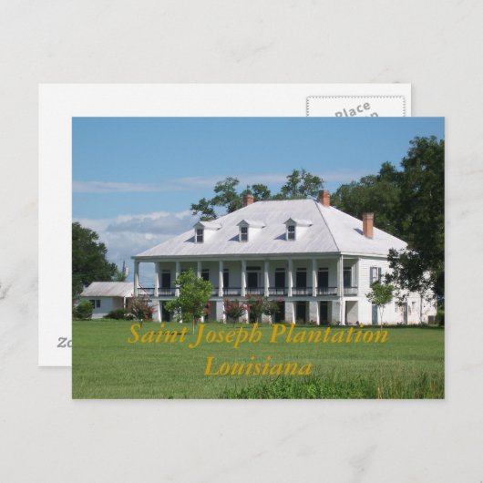 Sint Joseph Plantation Briefkaart (Voorkant / Achterkant)