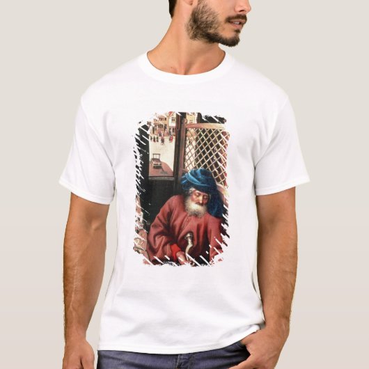 Sint Joseph Portrayed als middeleeuwse timmerman T-shirt (Voorkant)