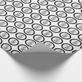 Sint Joseph Pray voor ons zwart, wit, katholiek Cadeaupapier (Hoek)