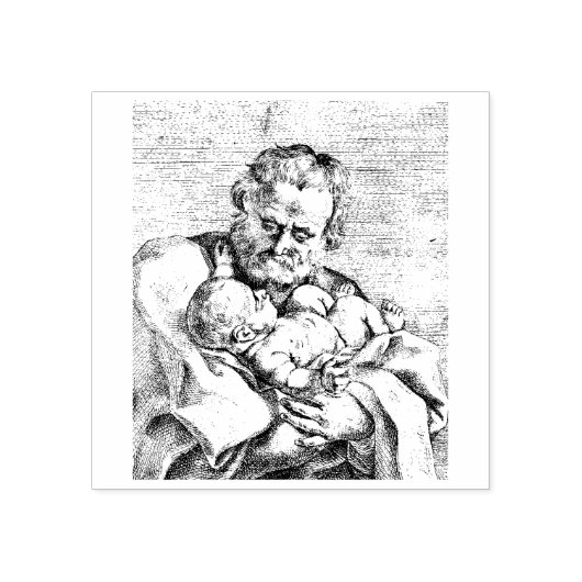 Sint Joseph Rubber Stamp Rubberstempel (Afrduk)