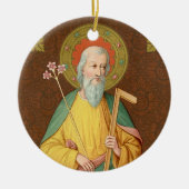 Sint-Joseph (SAU 35) Circulaire Keramisch Ornament (Voorkant)