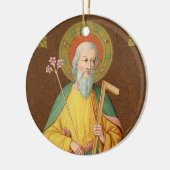 Sint-Joseph (SAU 35) Circulaire Keramisch Ornament (Links)