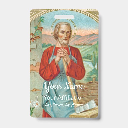 Sint Joseph the Worker (BK 31) Badge (Voorzijde)