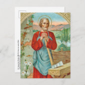 Sint Joseph the Worker (BK 31) Briefkaart (Voorkant / Achterkant)