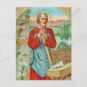 Sint Joseph the Worker (BK 31) Briefkaart (Voorkant)