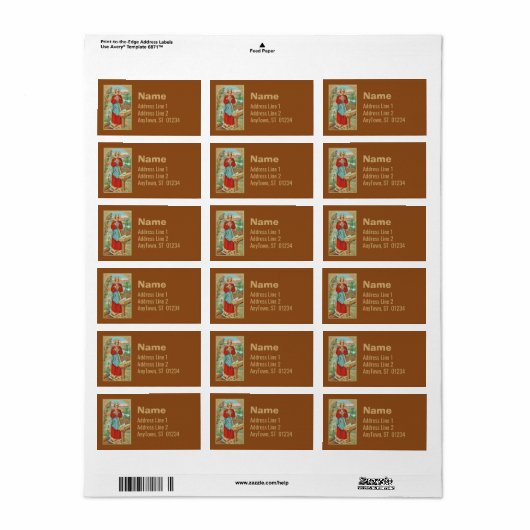 Sint Joseph the Worker (BK 31) Etiket (Full Sheet)