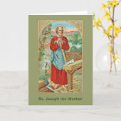 Sint Joseph the Worker (BK 31) Kaart (Gele Bloem)