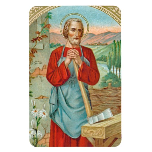 Sint Joseph the Worker (BK 31) Magneet (Verticaal)