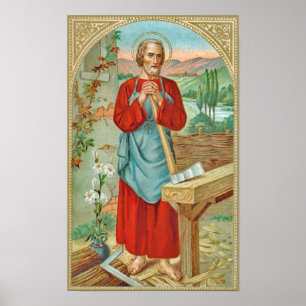 Sint Joseph the Worker (BK 31) Poster