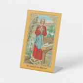 Sint Joseph the Worker (BK 31) Reclamebord Met Voetstuk (Voorkant)