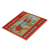 Sint Joseph the Worker (BK 31) Tegeltje (Zijkant)