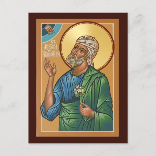Sint-Joseph van Arimathea Prayer Card Briefkaart (Voorkant)