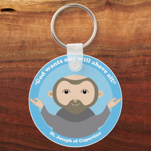 Sint-Joseph van Cupertino Sleutelhanger (Voorkant)