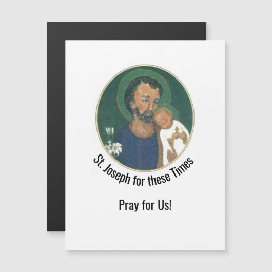 Sint Joseph voor deze Times (Voorkant / Achterkant)