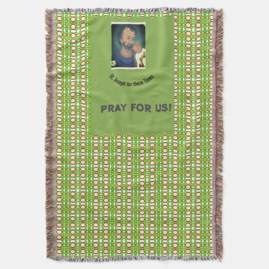 Sint Joseph voor deze Times Deken (Voorkant Verticaal)