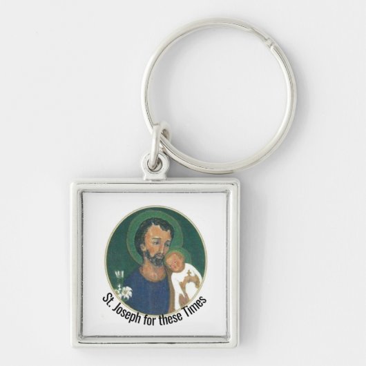 Sint Joseph voor deze Times Sleutelhanger (Voorkant)