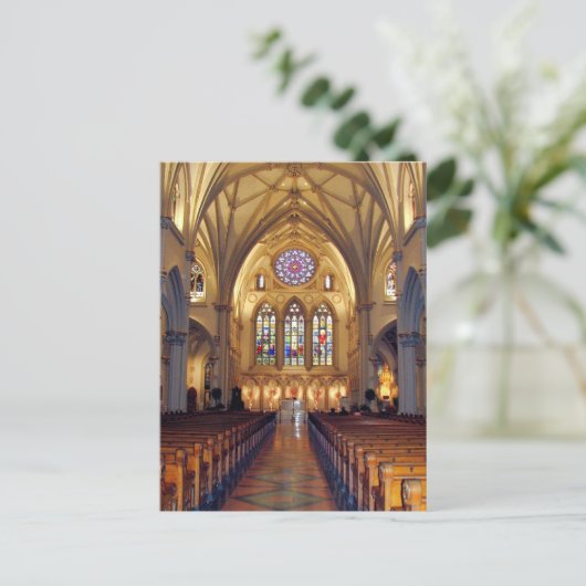 Sint-Joseph's kathedraal - Main Aisle/Front Briefkaart (Staand voorkant)