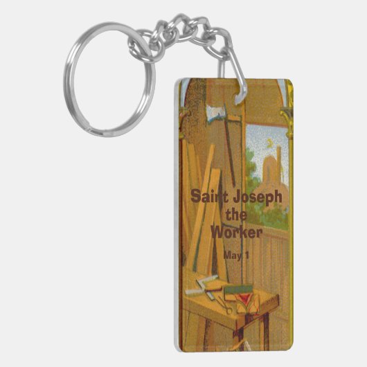 Sint-Joseph's Workshop (BL 01) Sleutelhanger (Voorkant Links)