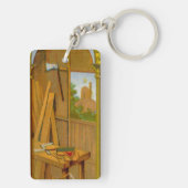 Sint-Joseph's Workshop (BL 01) Sleutelhanger (achterkant)