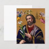 Sint-Jozef beschermer van de Heilige Familie (Voorkant / Achterkant)