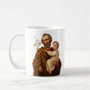 Sint-Jozef Beschermer van de Heilige Familie Koffiemok