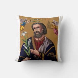 Sint Jozef beschermer van de Heilige Familie Kussen
