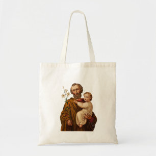 Sint-Jozef Beschermer van de Heilige Familie Tote Bag