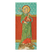 Sint-Jozef, beschermer van de kerk, met Litany Reclamekaart (Voorkant)