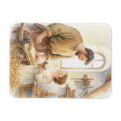 Sint-Jozef de timmerman Magneet (Horizontaal)