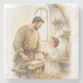 Sint-Jozef de Timmerman Stenen Onderzetter