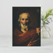 Sint-Jozef door Jusepe de Ribera Bedankkaart (Staand voorkant)
