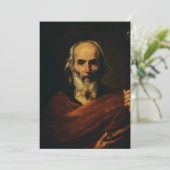 Sint-Jozef door Jusepe de Ribera Feestdagenkaart (Staand voorkant)