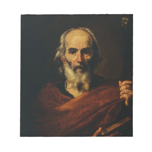 Sint-Jozef door Jusepe de Ribera Notitieblok (Voorkant)
