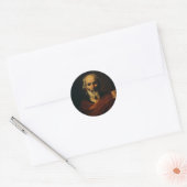 Sint-Jozef door Jusepe de Ribera Ronde Sticker (Envelop)
