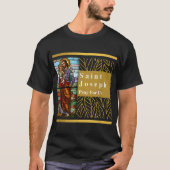 Sint-Jozef en Baby Jesus Saint Joseph katholiek T-shirt (Voorkant)