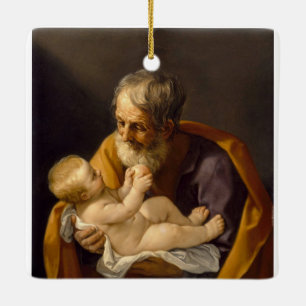 Sint-Jozef en Christus Kind Ornament
