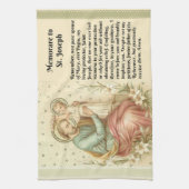 Sint-Jozef en Jezus Memorare katholieke gebeden Theedoek (Verticaal)