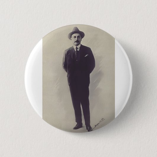 Sint Jozef Gregorius Hernandez Leken Ronde Button 5,7 Cm (Voorkant)