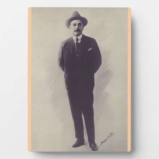 Sint Jozef Gregory Hernandez Leek Fotoplaat (voorkant)