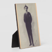 Sint Jozef Gregory Hernandez Leek Fotoplaat (Zijkant)