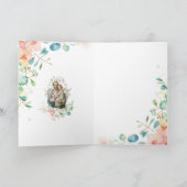 Sint-Jozef Jezus Bloemen Religieus Katholiek Kaart (Binnen)