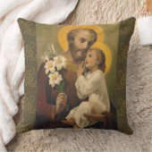 Sint-Jozef Jezus Religieuze paus Handtekening Kussen (Deken)