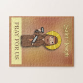 Sint-Jozef Katholiek Feest Heiligen Dag Bid voor o Legpuzzel (Horizontaal)