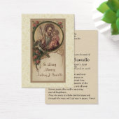 Sint-Jozef-katholieke begrafenisherdenkingsplechti Visitekaartje (Bureau)