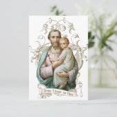 Sint-Jozef-katholieke gebedster Hymn Religieuze (Staand voorkant)