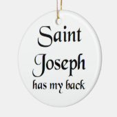 Sint-Jozef Keramisch Ornament (Links)
