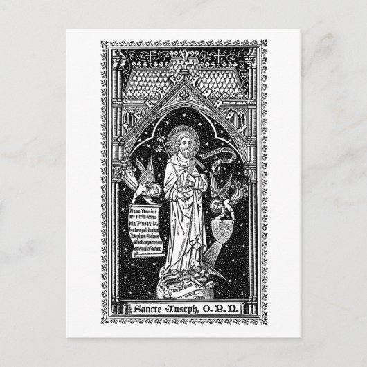 Sint-Jozef, Kerkpatroon (DT 01) Briefkaart (Voorkant)
