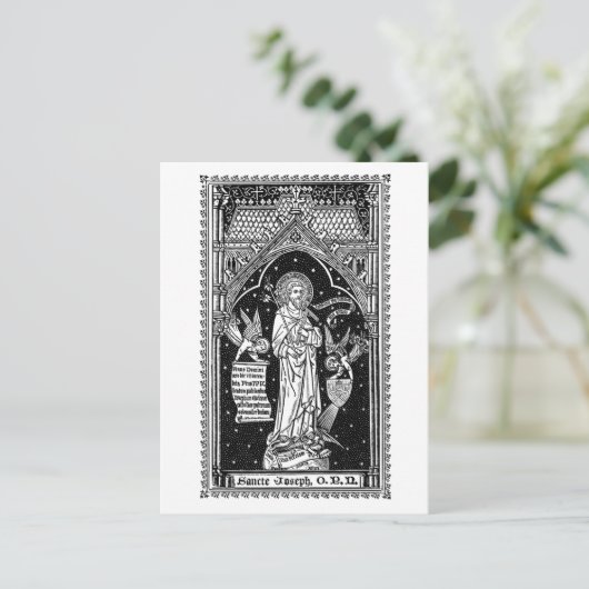 Sint-Jozef, Kerkpatroon (DT 01) Briefkaart (Staand voorkant)