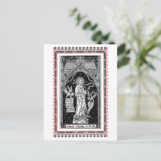 Sint-Jozef, Kerkpatroon (DT 01) Briefkaart (Staand voorkant)