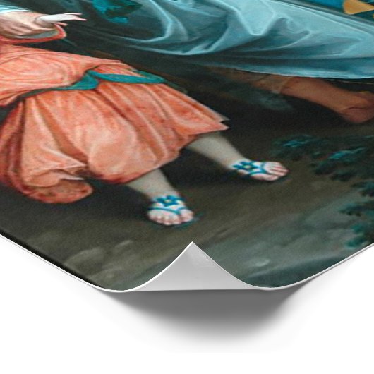 Sint-Jozef met Christus Kind Poster (Hoek)